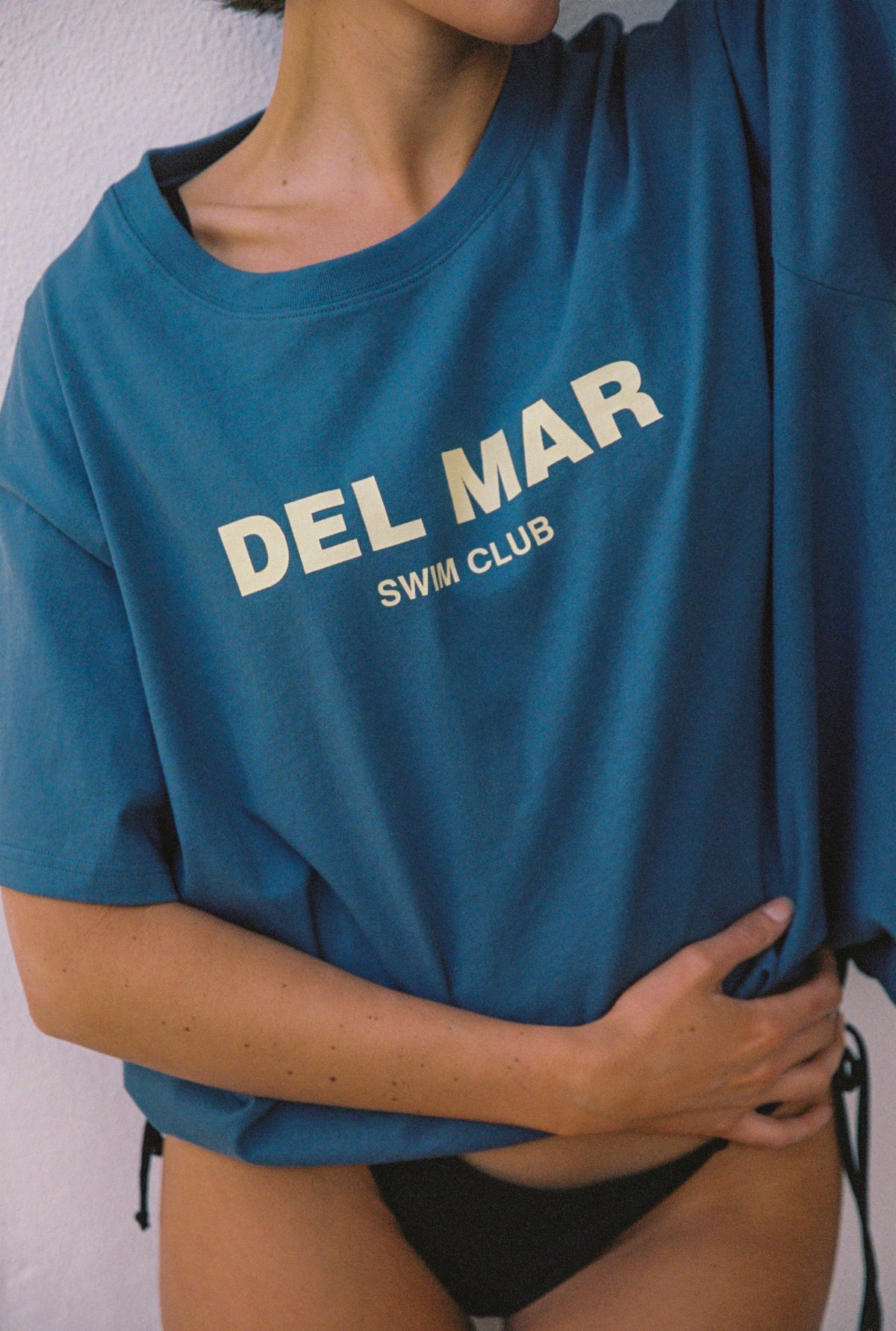 Del Mar Tee - Blue/Lemon - Cooke Swim