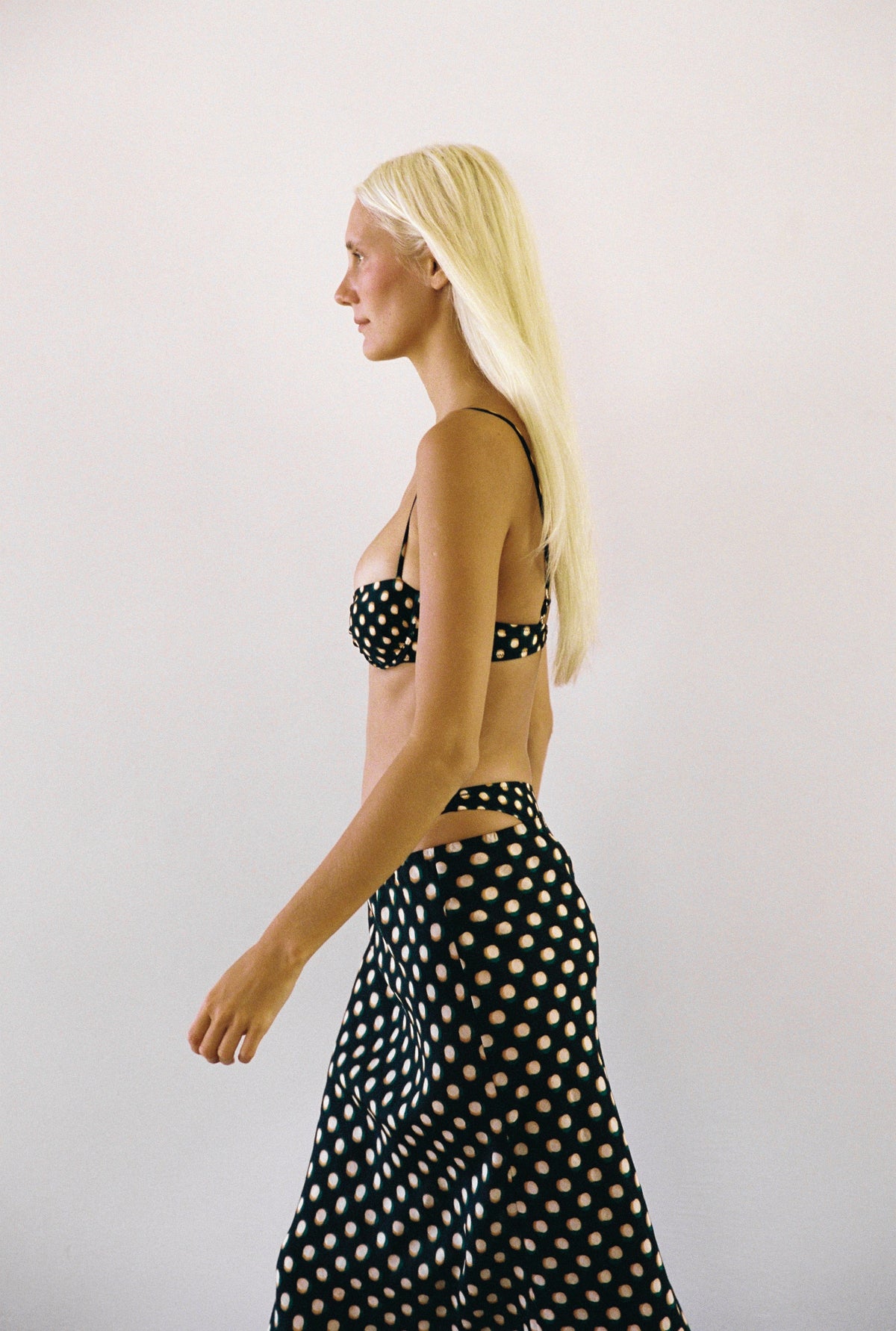 Equator Maxi Skirt - Midnight Polka - Cooke Swim