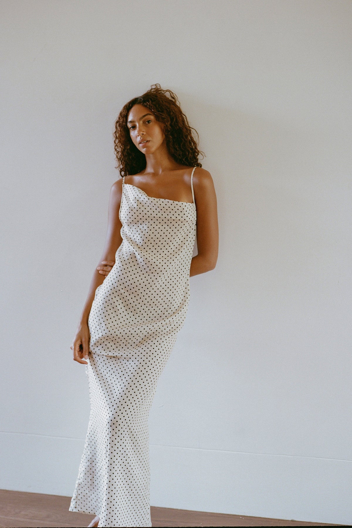 Latitude Maxi Dress - Blush Polka - Pre Order - Cooke Swim