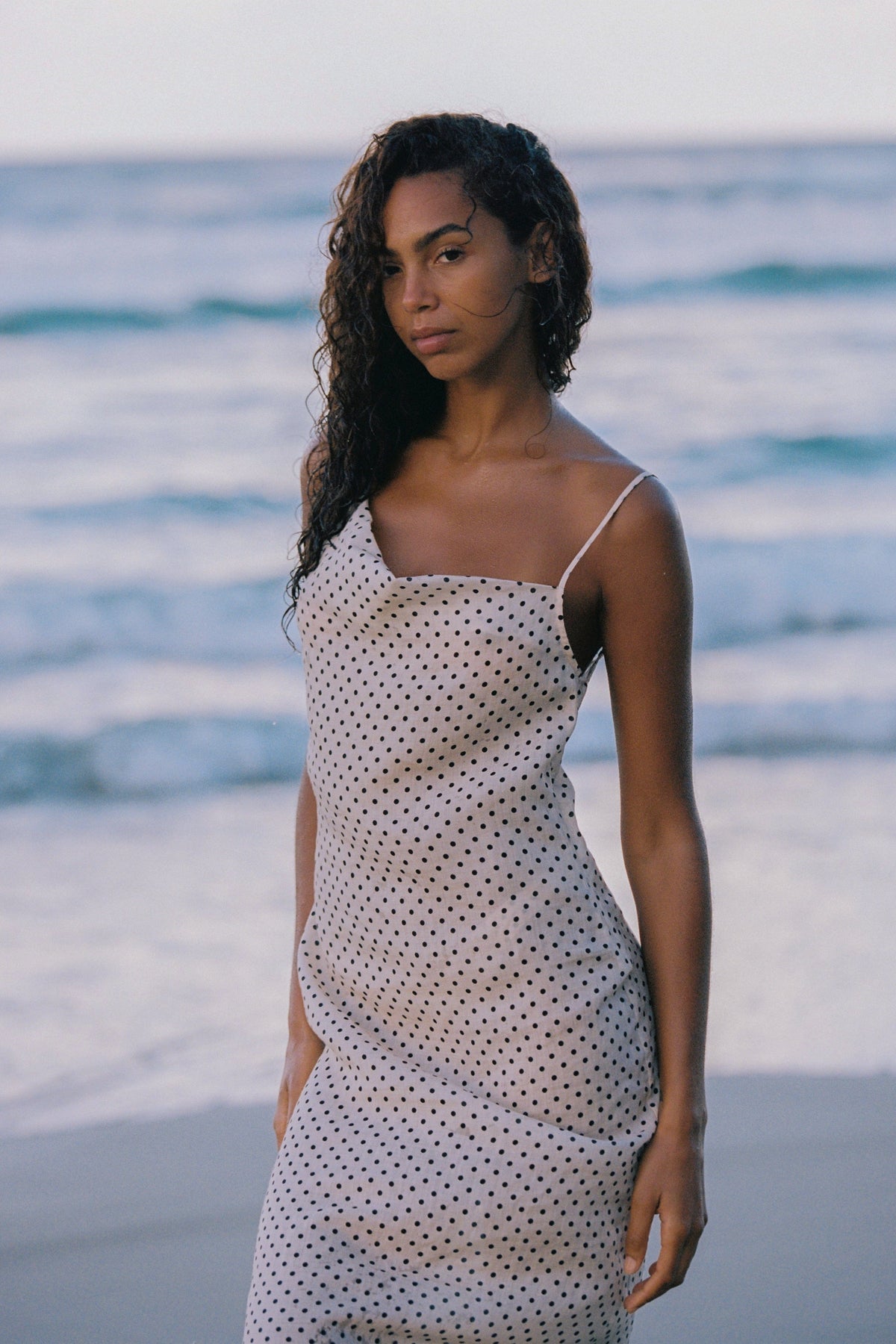 Latitude Maxi Dress - Blush Polka - Pre Order - Cooke Swim