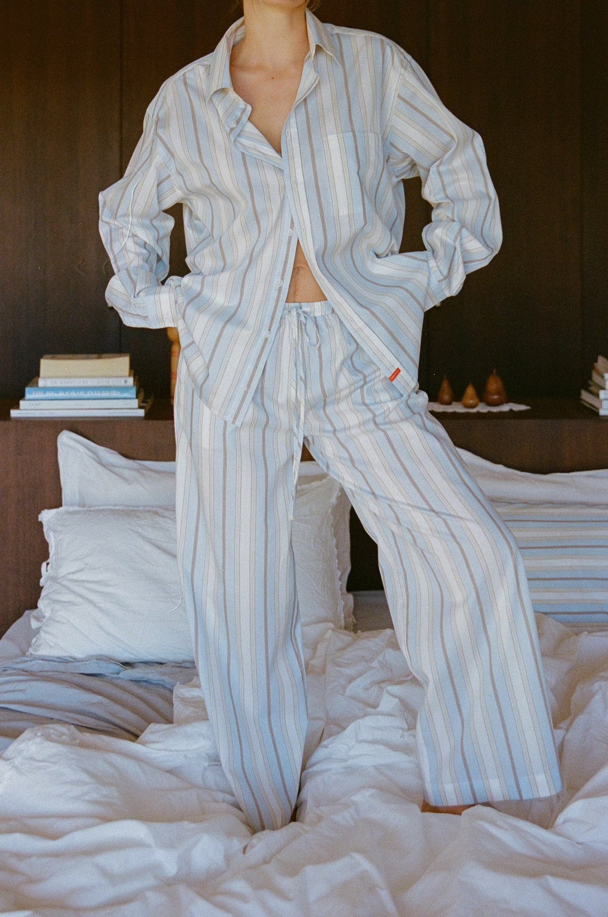 Lounge Pant - Palmyra Stripe - OP X CS - Cooke Swim