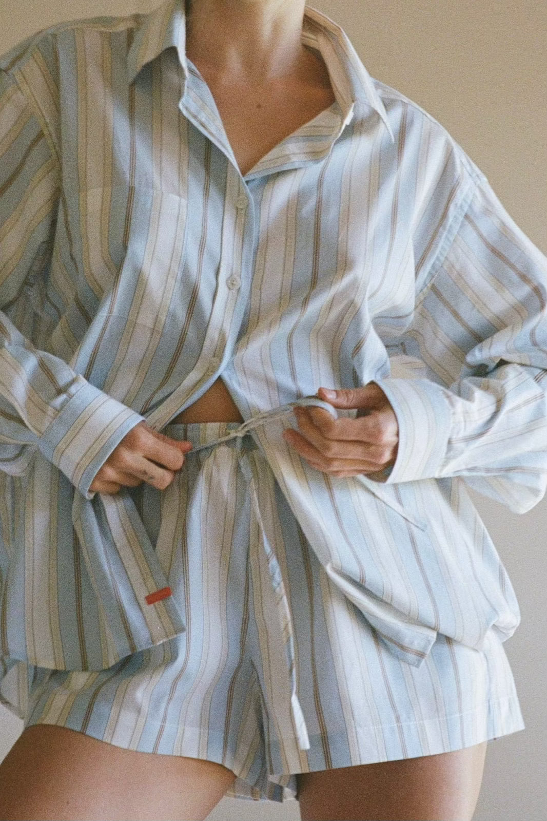 Lounge Short - Palmyra Stripe - OP X CS - Cooke Swim