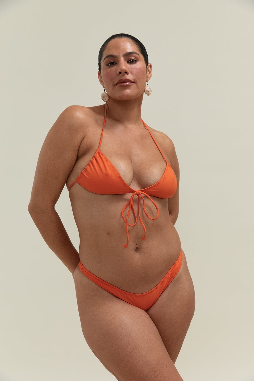 Sol Tri Swim Top - Tangerine - Cooke Swim