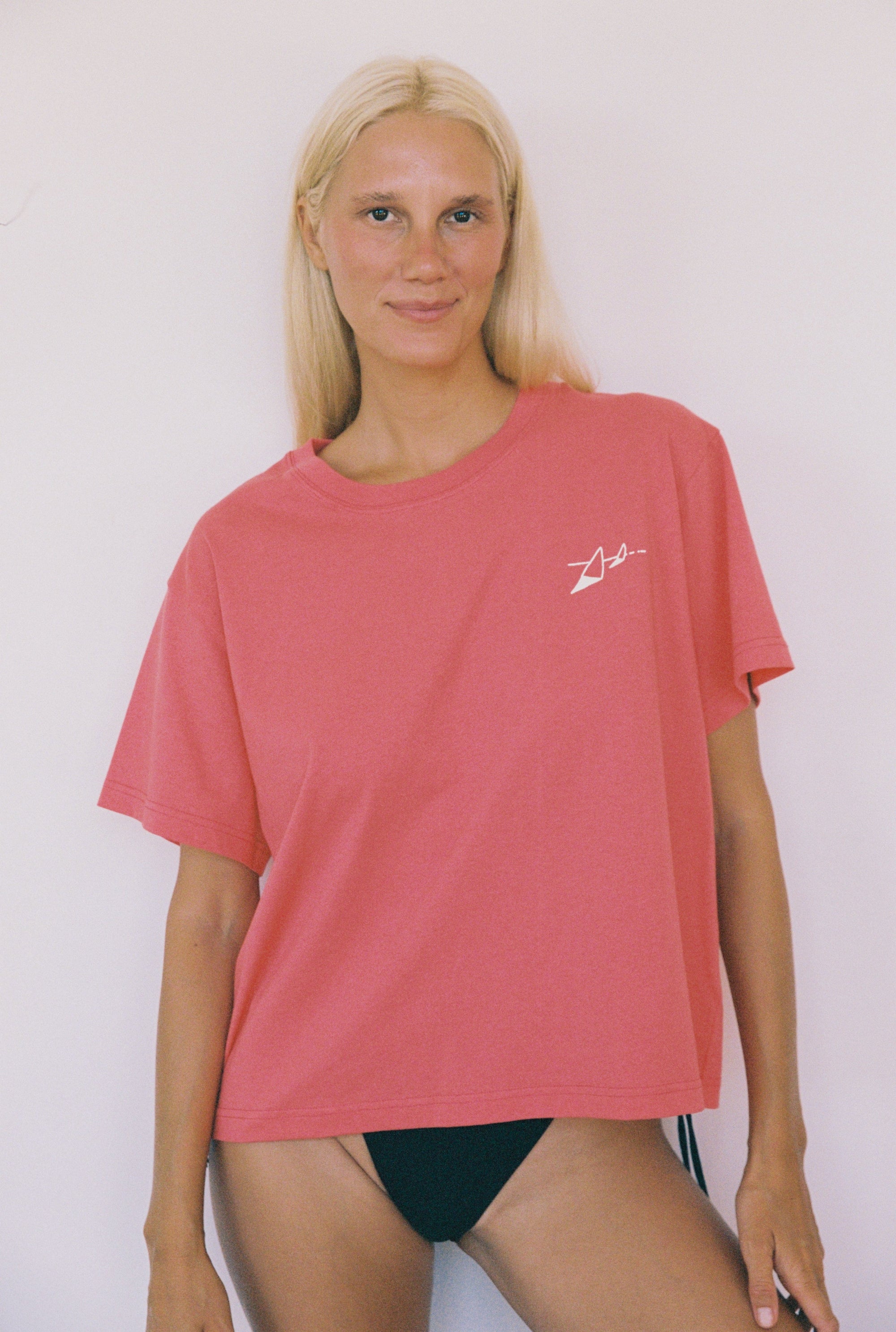 Souvenir Tee - Coral - Cooke Swim