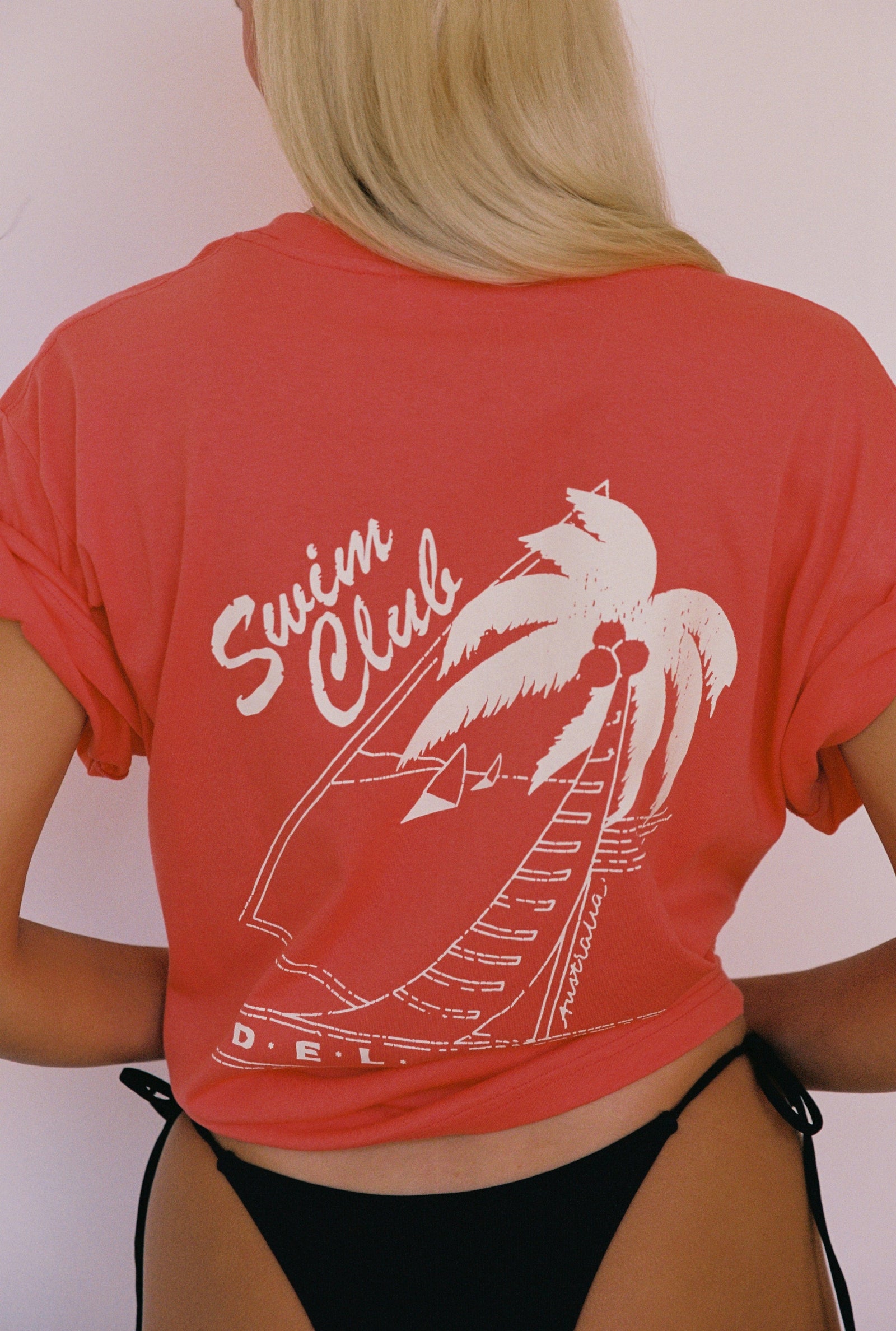 Souvenir Tee - Coral - Cooke Swim